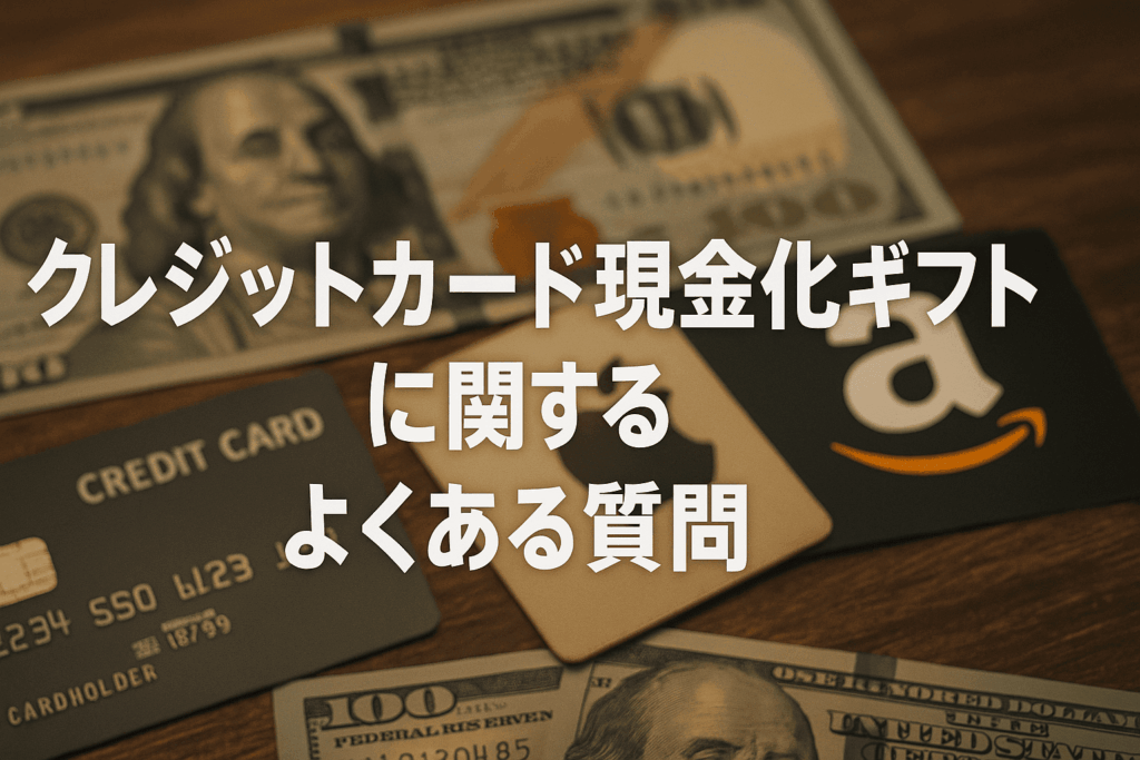 クレジットカード現金化 ギフトに関するよくある質問